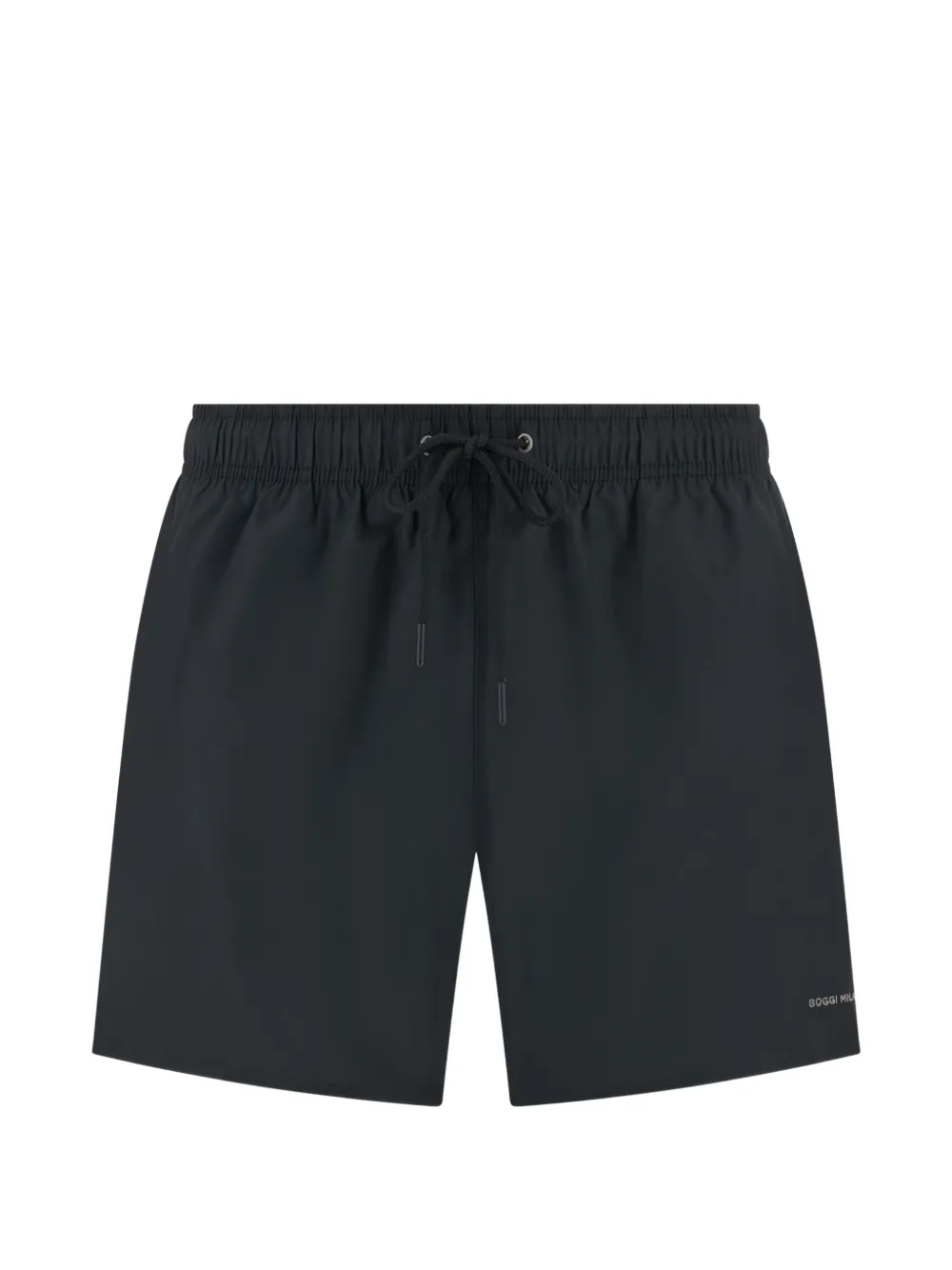 Boggi Milano Plain drawstring-waist technical swim shorts - Nero