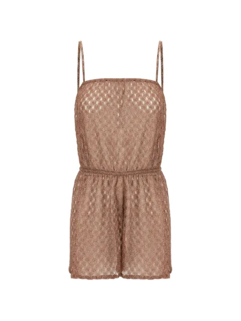 Missoni mono corto de ganchillo