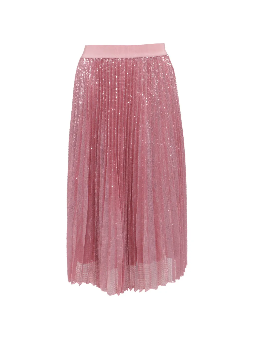 Weekend Max Mara pleated sequined skirt - Rosa