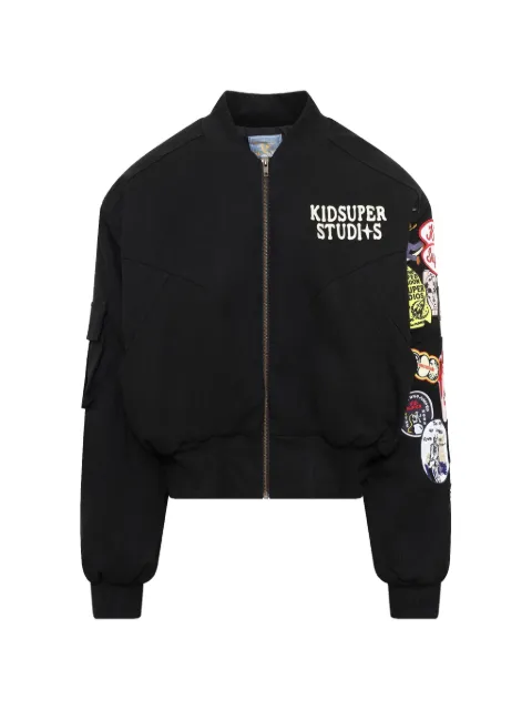 KidSuper patch-detail bomber jacket