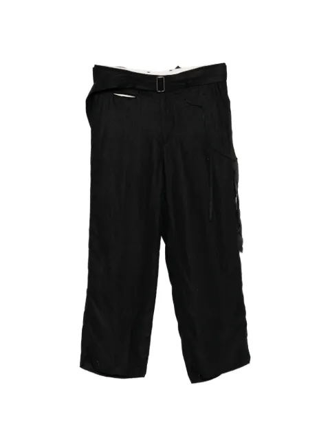midorikawa belted trousers
