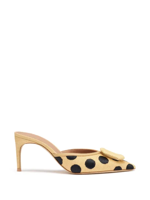 Malone Souliers mules Mona con motivo de lunares