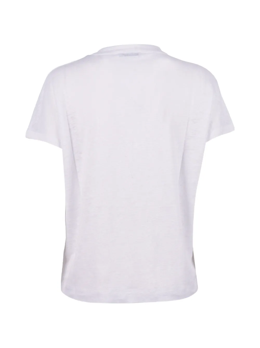 Kangra T-shirt met knoopsluiting Wit