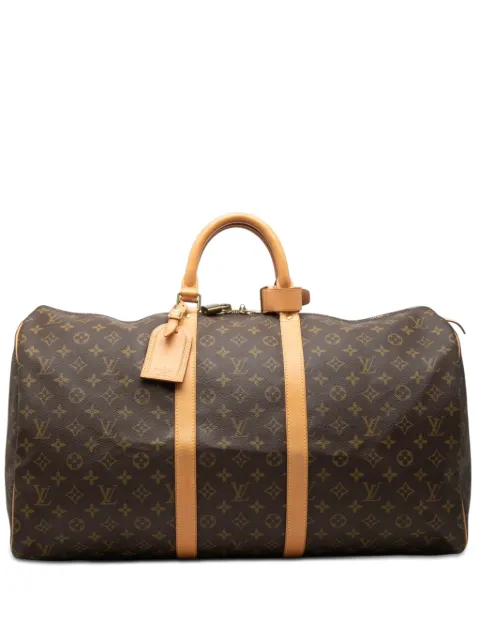 Louis Vuitton Pre-Owned 1999 Monogram Keepall Reisetasche 55cm