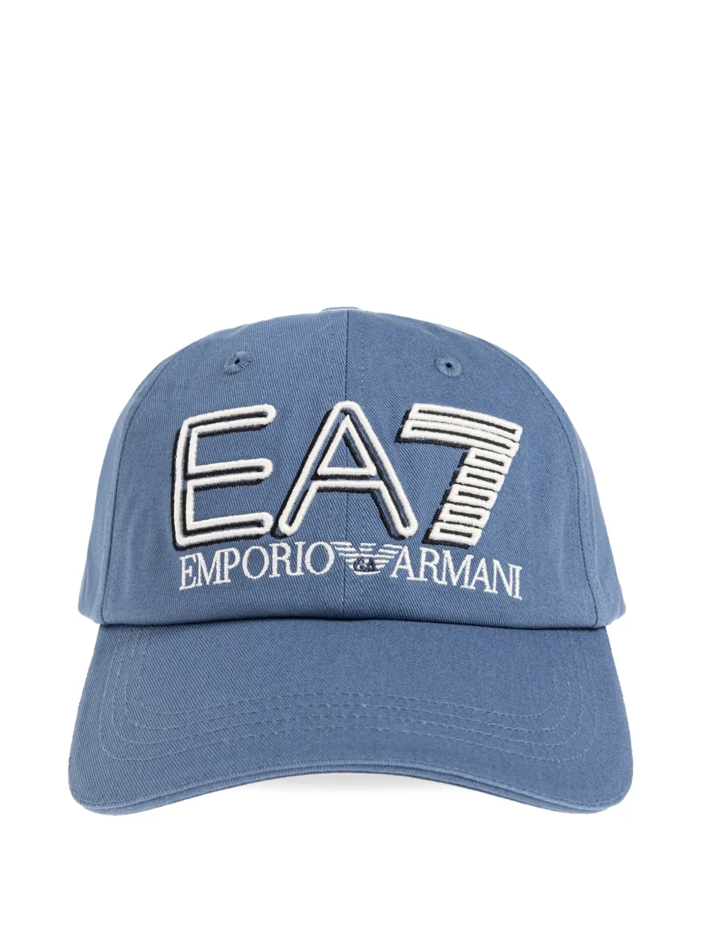 Ea7 Emporio Armani Cappello da baseball con logo - Blu