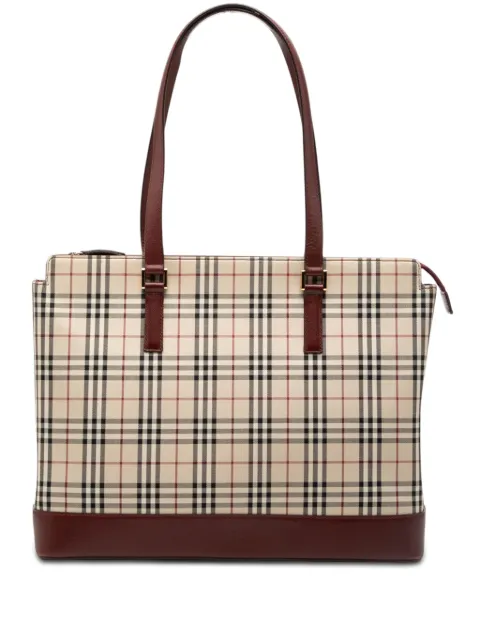 Burberry Pre-Owned 2000-2017 House Check Canvas tote bag