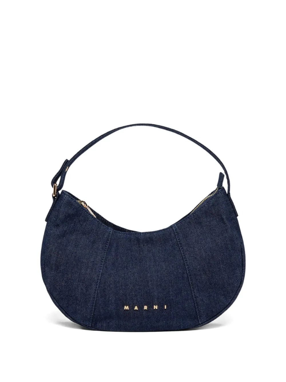 Marni Kids Borsa a spalla Kanga denim - Blu