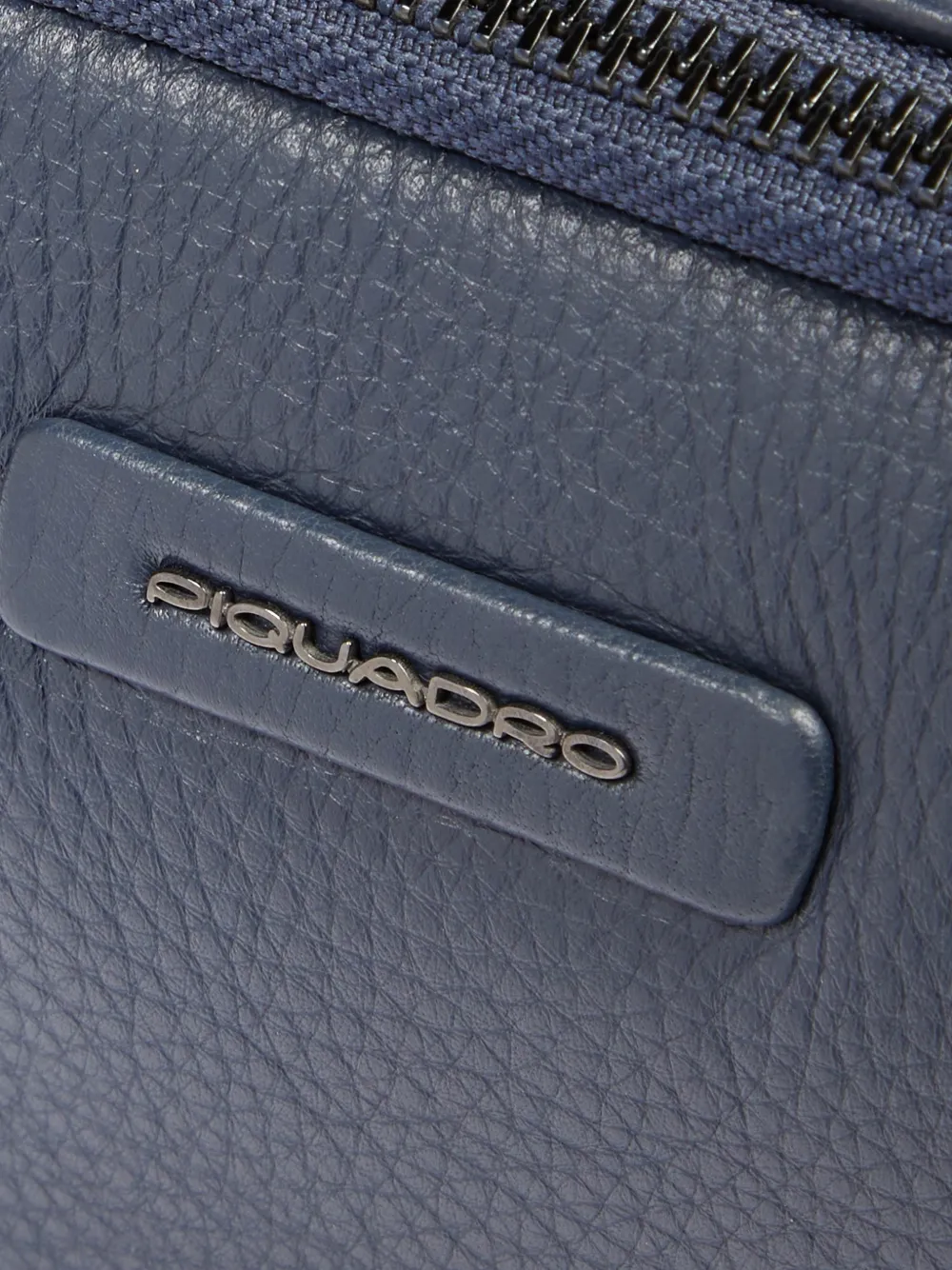PIQUADRO Leren clutch Blauw