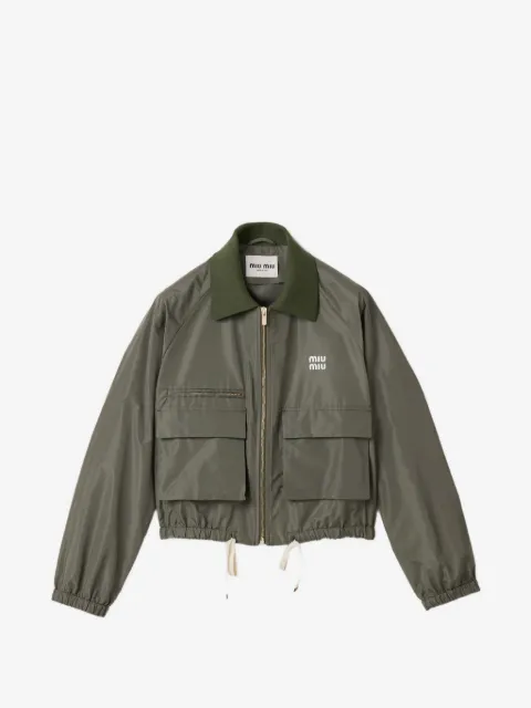 Miu Miu blouson-jakke i teknisk stof