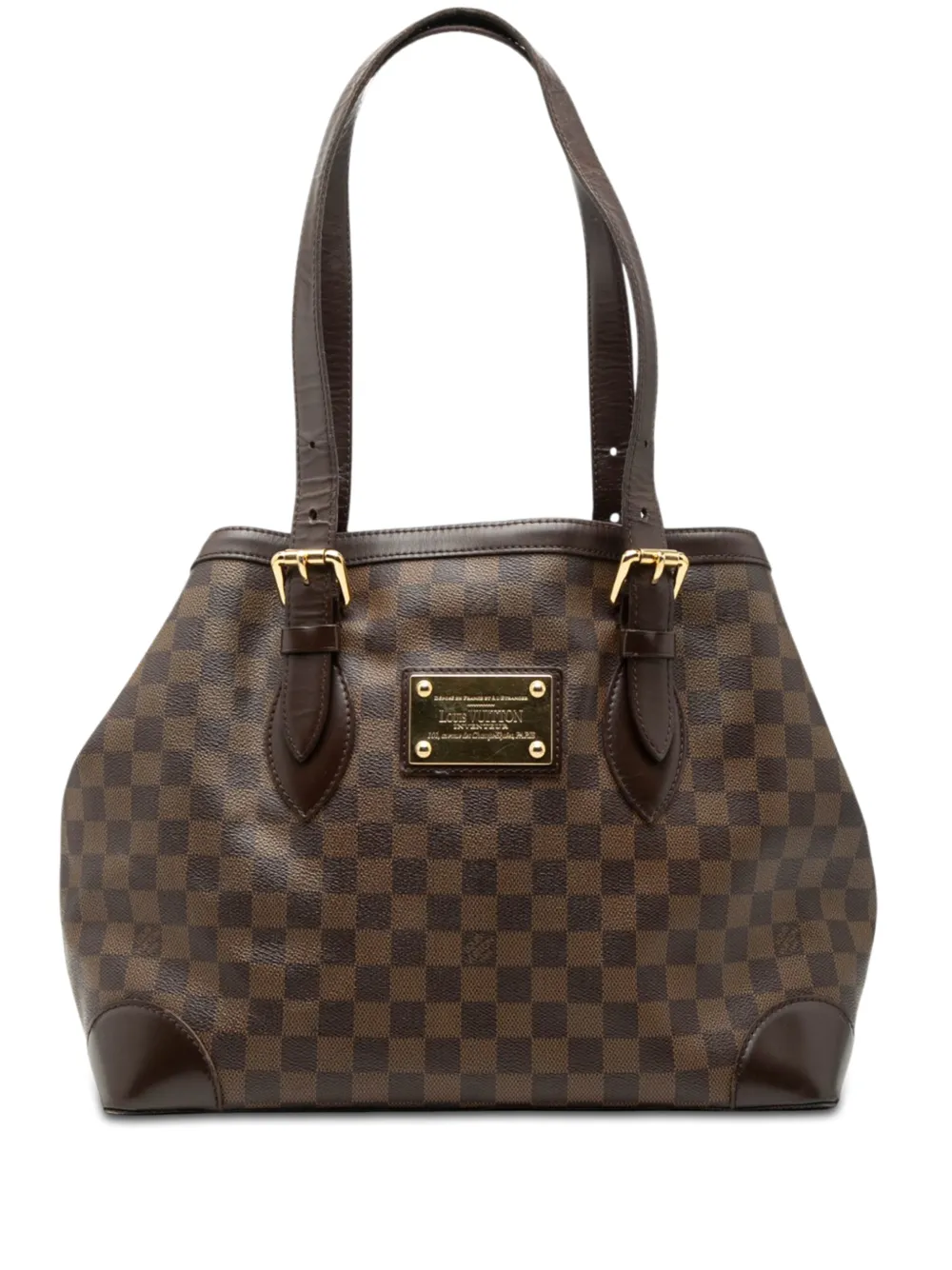 Louis Vuitton Pre-Owned 2007 Damier Ebene Hampstead MM tote bag - Marrone