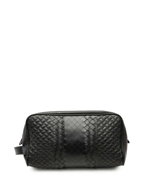 Bottega Veneta Pre-Owned 2012-2026 Nappa Intreccio Imperatore Pouch clutch bag