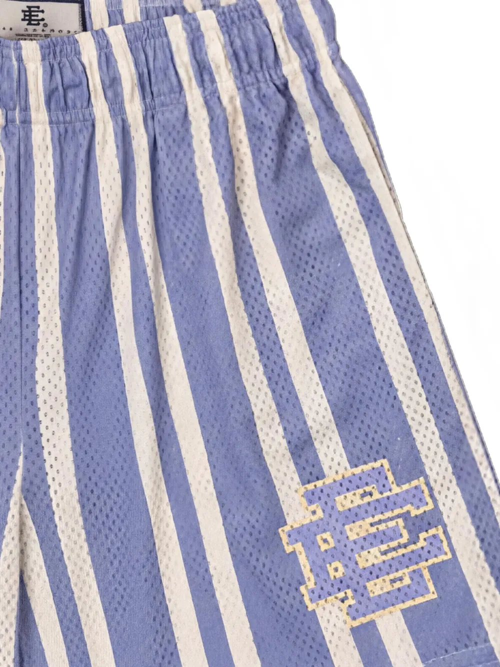 ERIC EMANUEL Gestreepte shorts Blauw