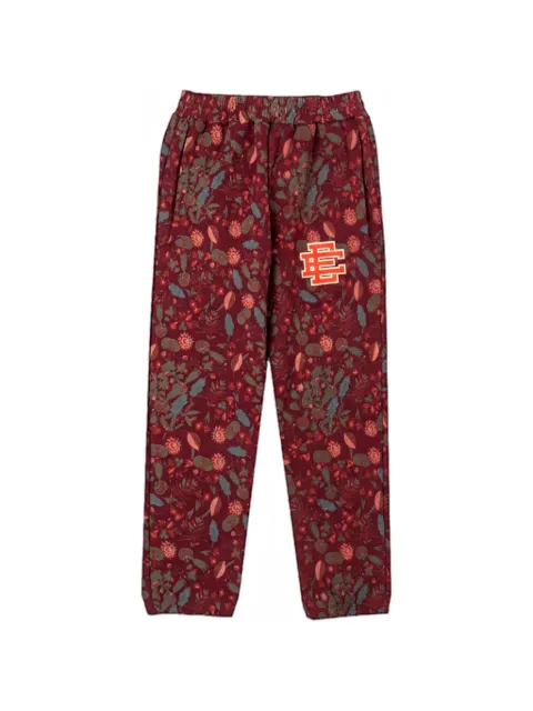 ERIC EMANUEL floral-print logo-detail track pants