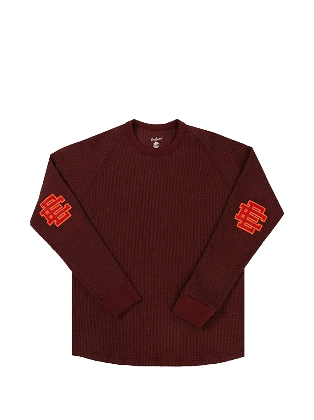 ERIC EMANUEL EE Thermal raglan-sleeve sweater - Rosso