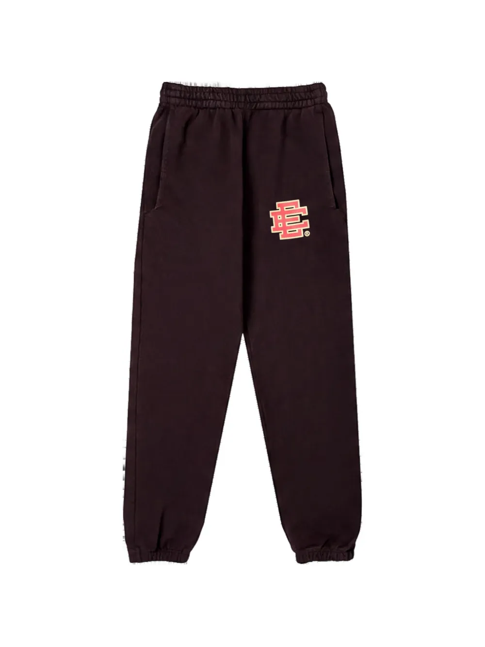 ERIC EMANUEL Pantaloni sportivi con stampa - Marrone