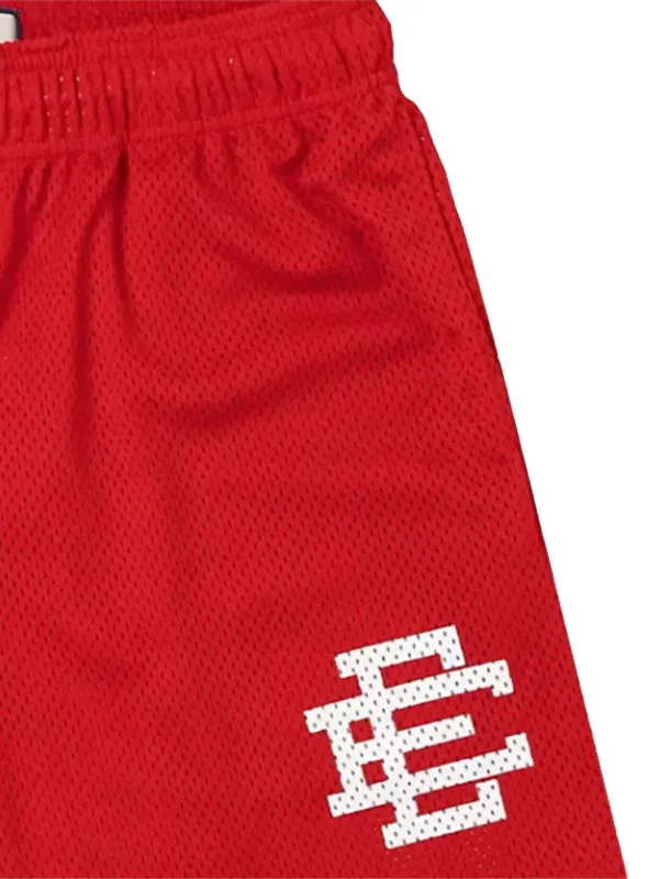 ERIC EMANUEL メッシュ ショートパンツ | レッド | FARFETCH JP