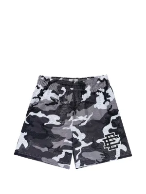 MASU flocky-web Pleated Shorts | Black | FARFETCH