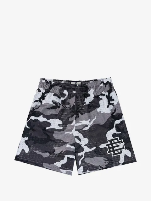 ERIC EMANUEL Bermuda com estampa camuflada e logo EE
