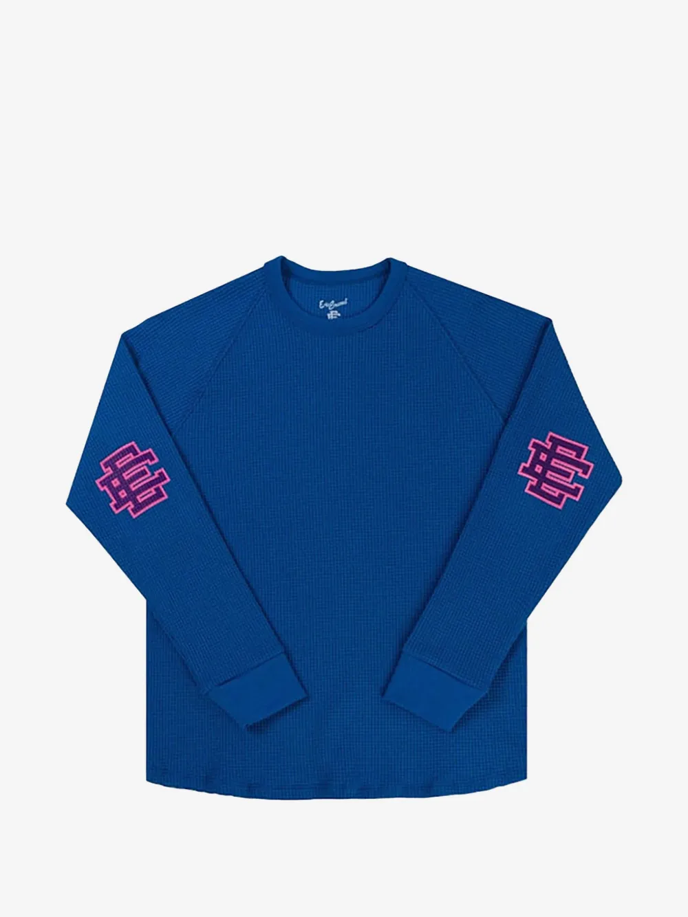 ERIC EMANUEL EE Thermal logo-print sweater | Blue | Image 1