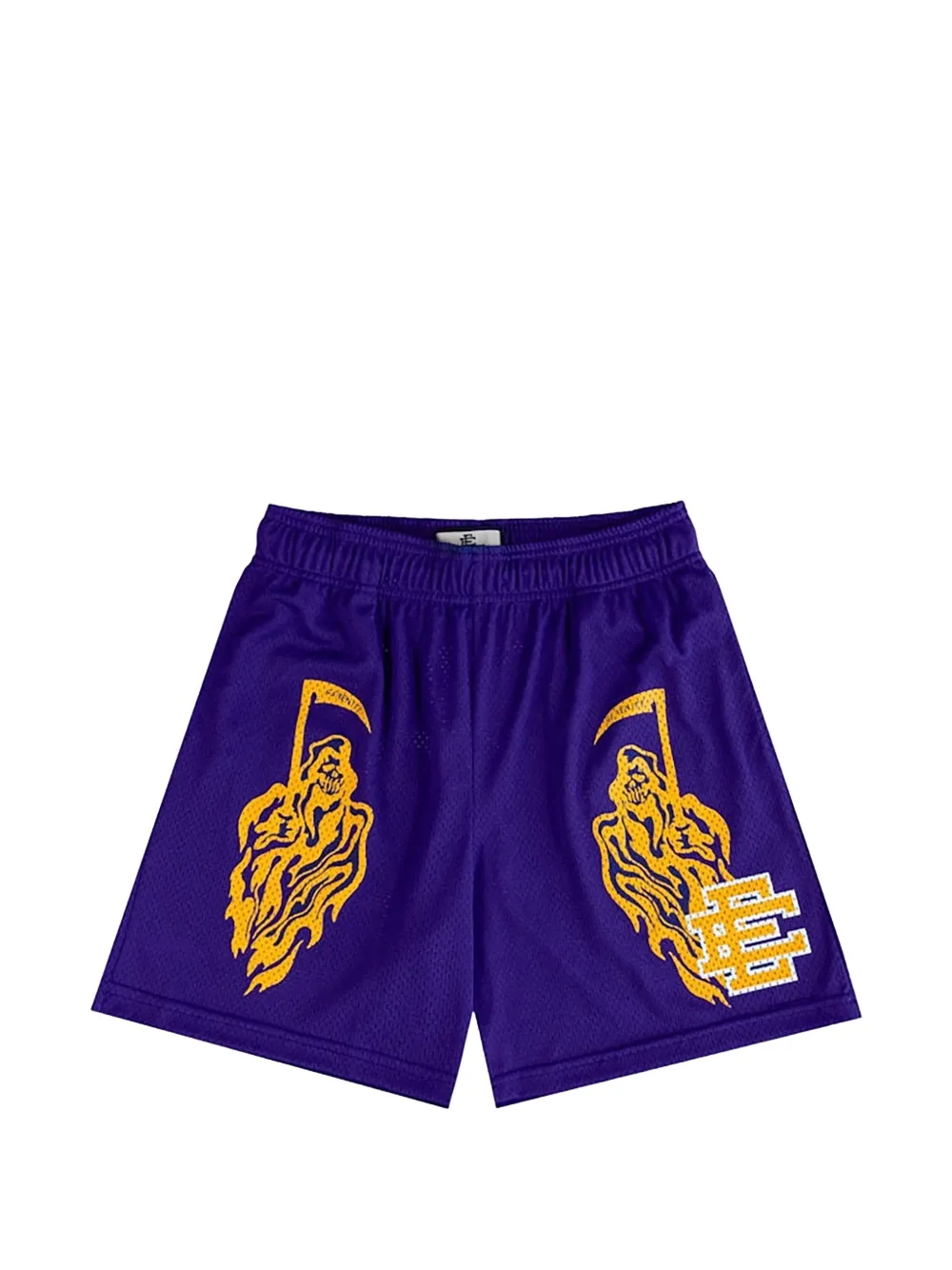 ERIC EMANUEL graphic-print mesh shorts - Viola