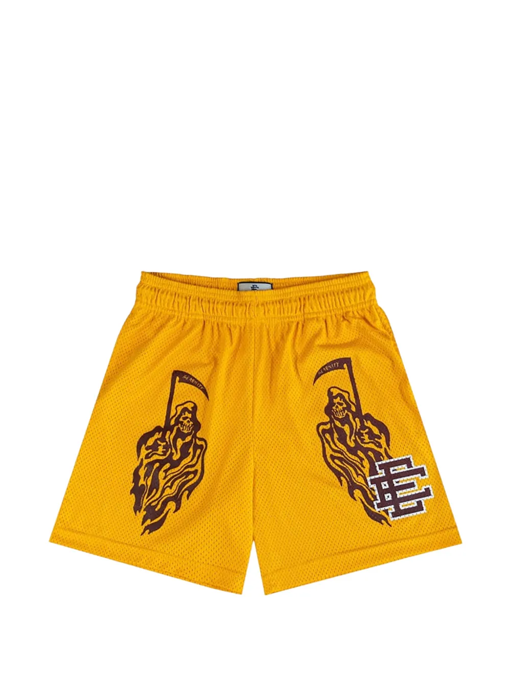 ERIC EMANUEL x Warren Lotas mesh shorts - Gelb