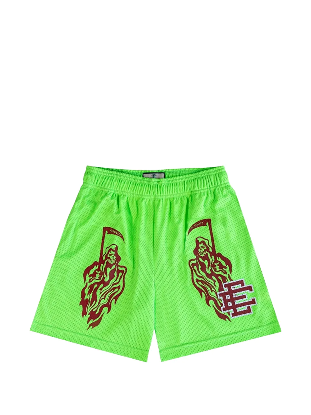 ERIC EMANUEL Warren Lotas graphic-print shorts - Verde