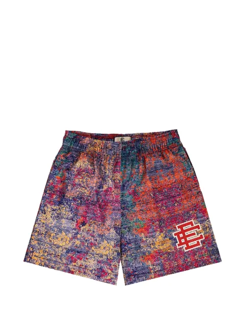 ERIC EMANUEL EE Rug logo-print shorts