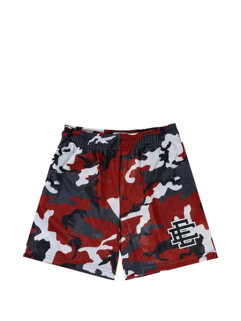 ERIC EMANUEL EE logo-detail camouflage-print shorts