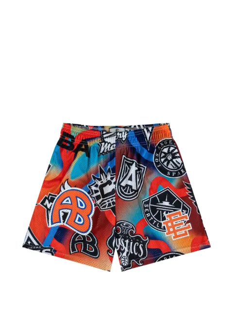 ERIC EMANUEL EE Basic logo-print shorts