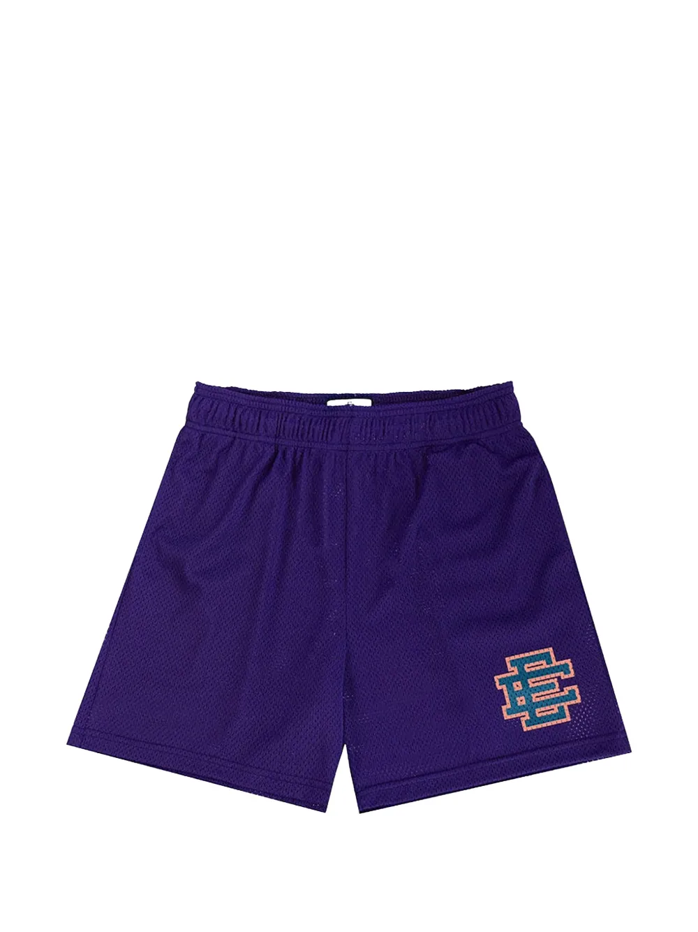 ERIC EMANUEL EE logo-print mesh shorts - Viola