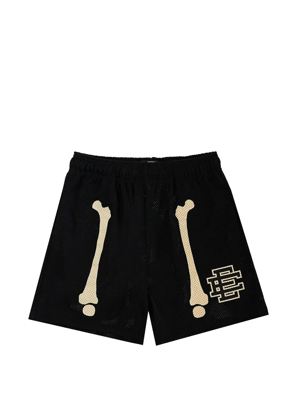 ERIC EMANUEL Bones mesh shorts - Nero