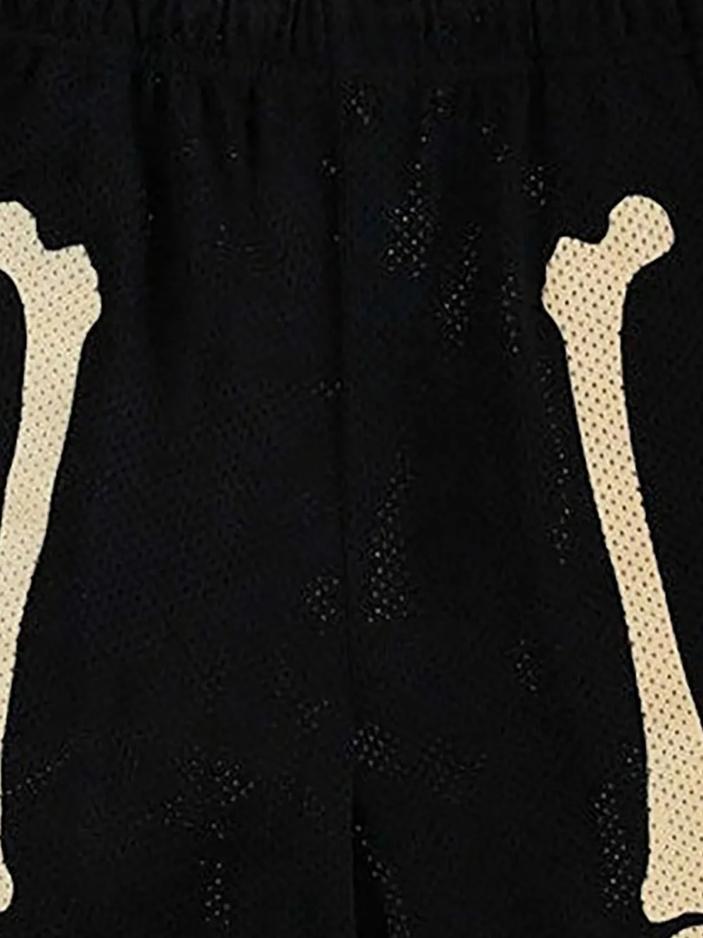 ERIC EMANUEL Bones mesh shorts Zwart