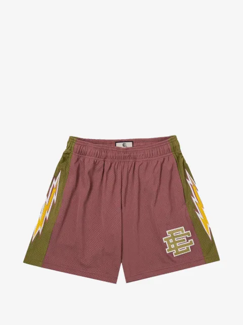 ERIC EMANUEL EE logo-print mesh shorts
