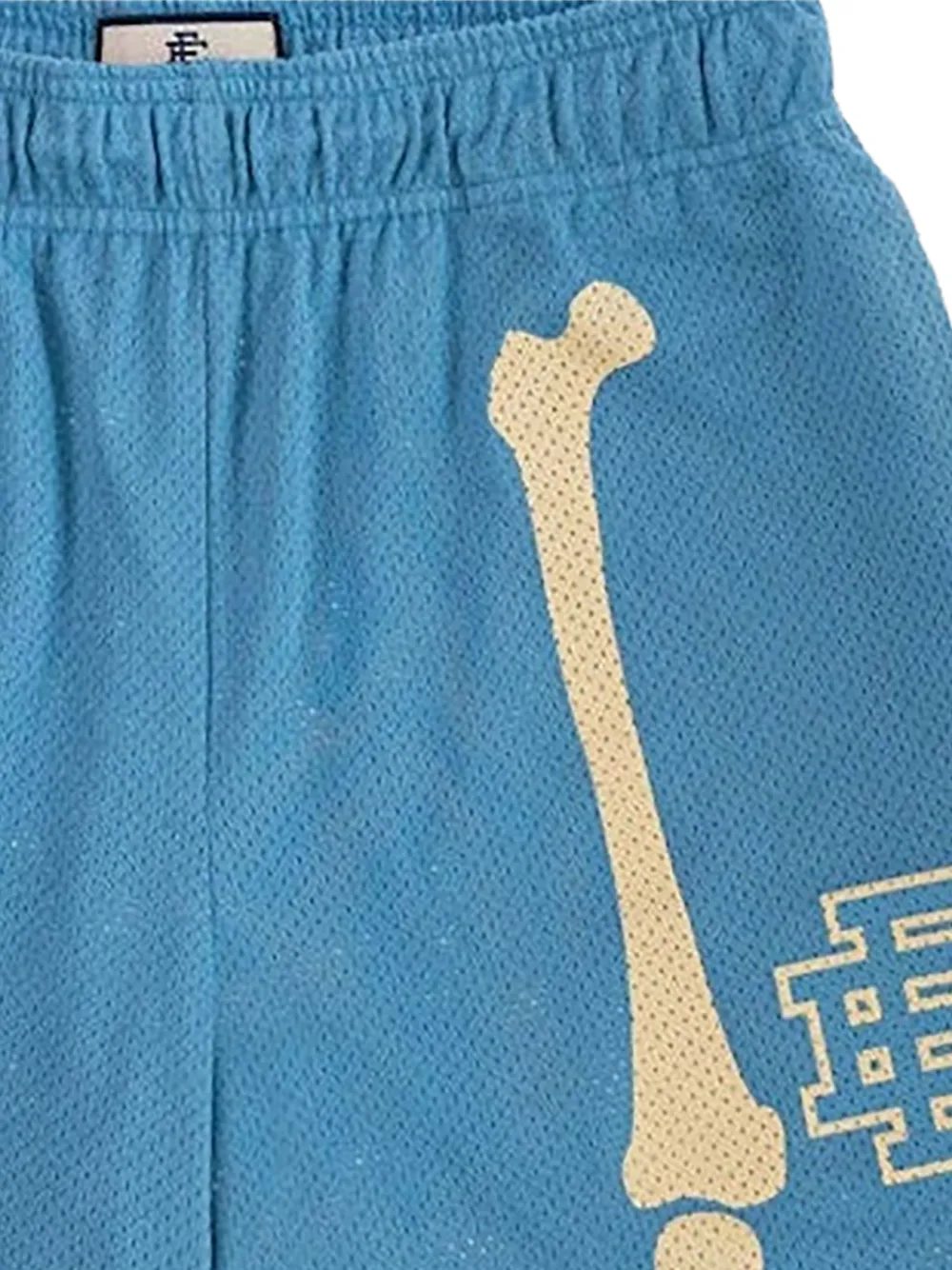 ERIC EMANUEL EE shorts met logoprint en bottenprint Blauw