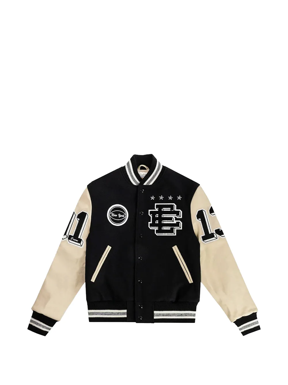 ERIC EMANUEL patch-detail Varsity jacket - Nero