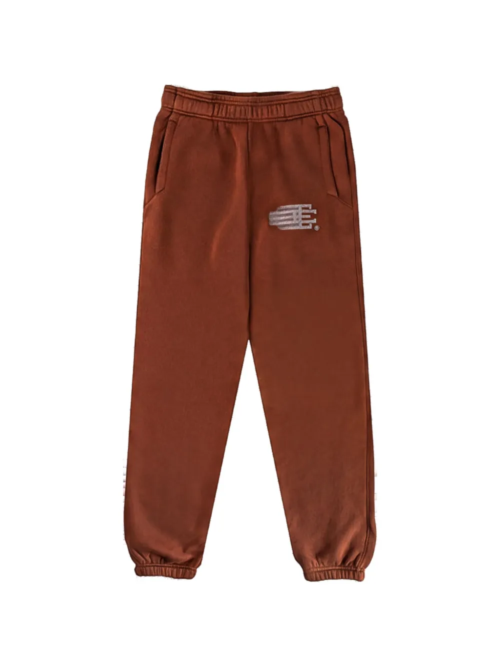 ERIC EMANUEL logo-print track pants - Marrone