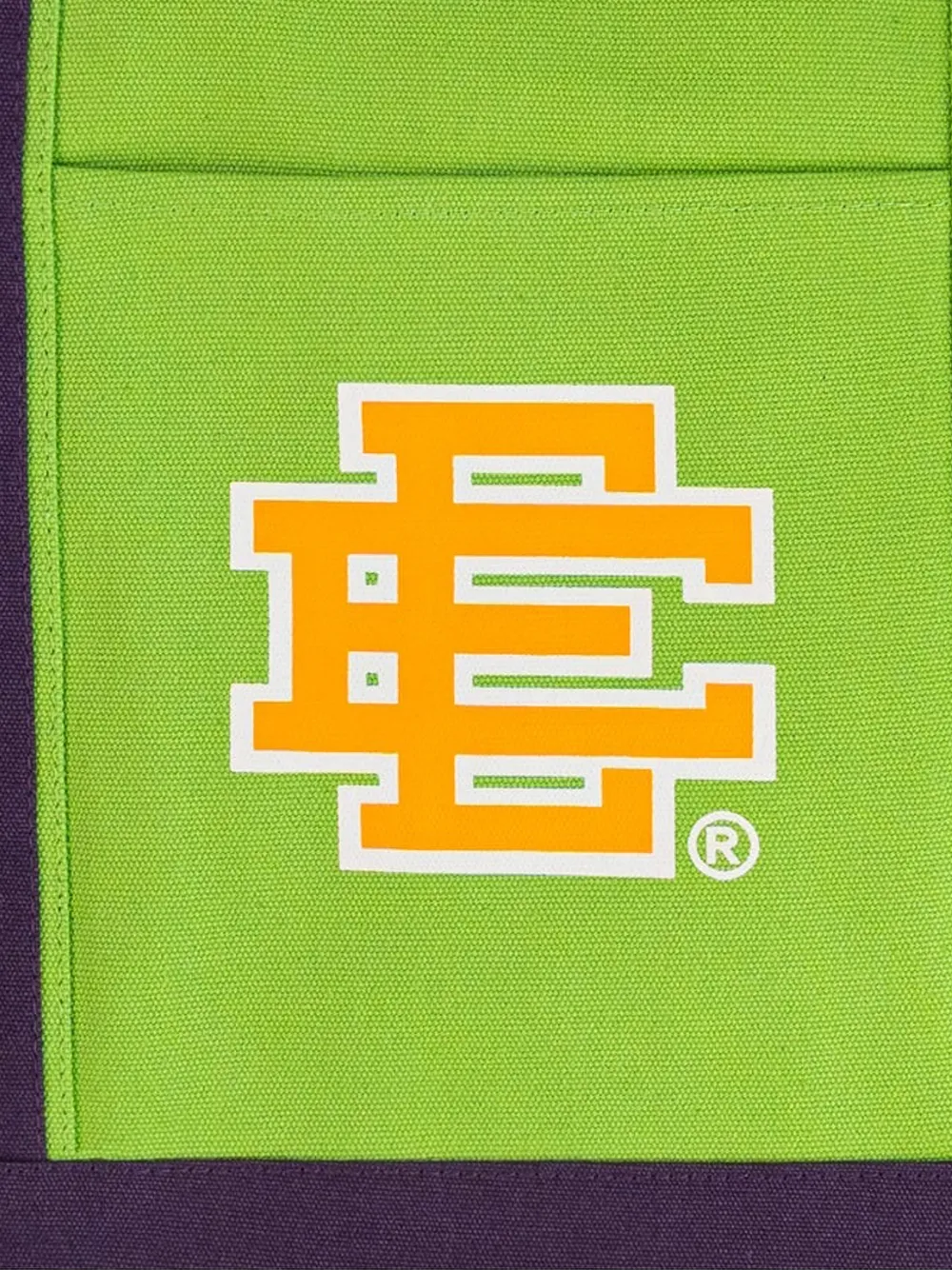 ERIC EMANUEL Shopper met logoprint Groen