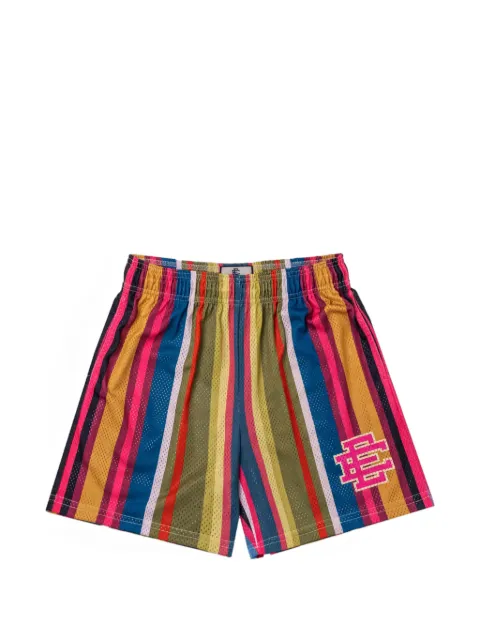 ERIC EMANUEL striped track shorts