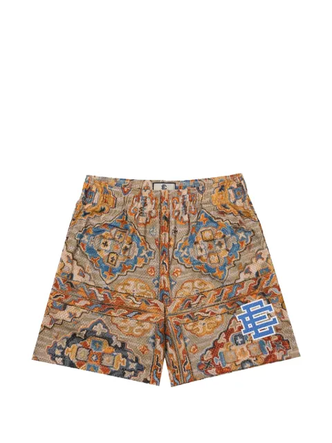ERIC EMANUEL logo-patch shorts