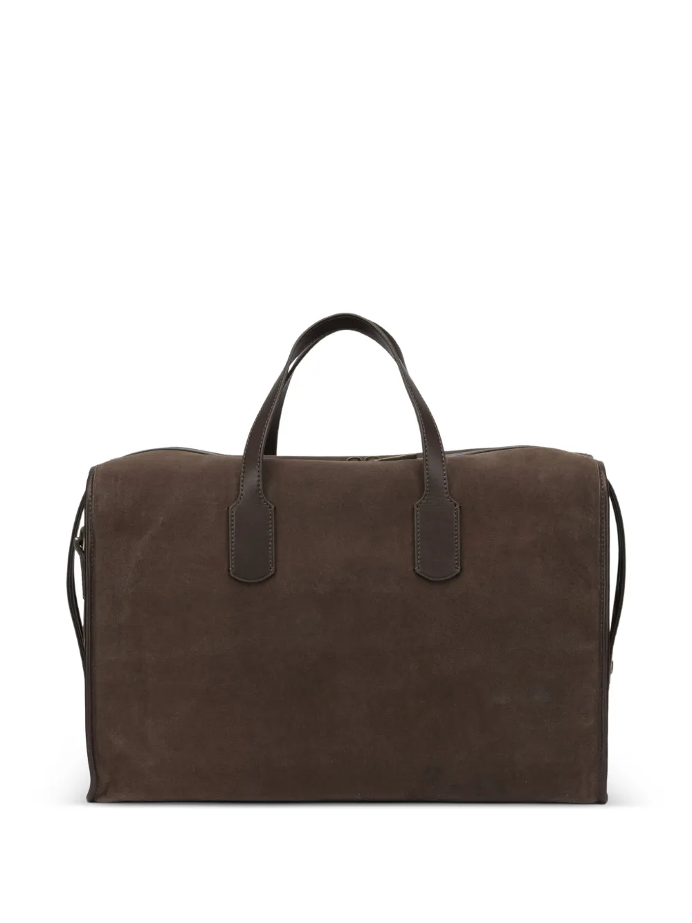 GIANNI CHIARINI Suède shopper met leren afwerking Bruin