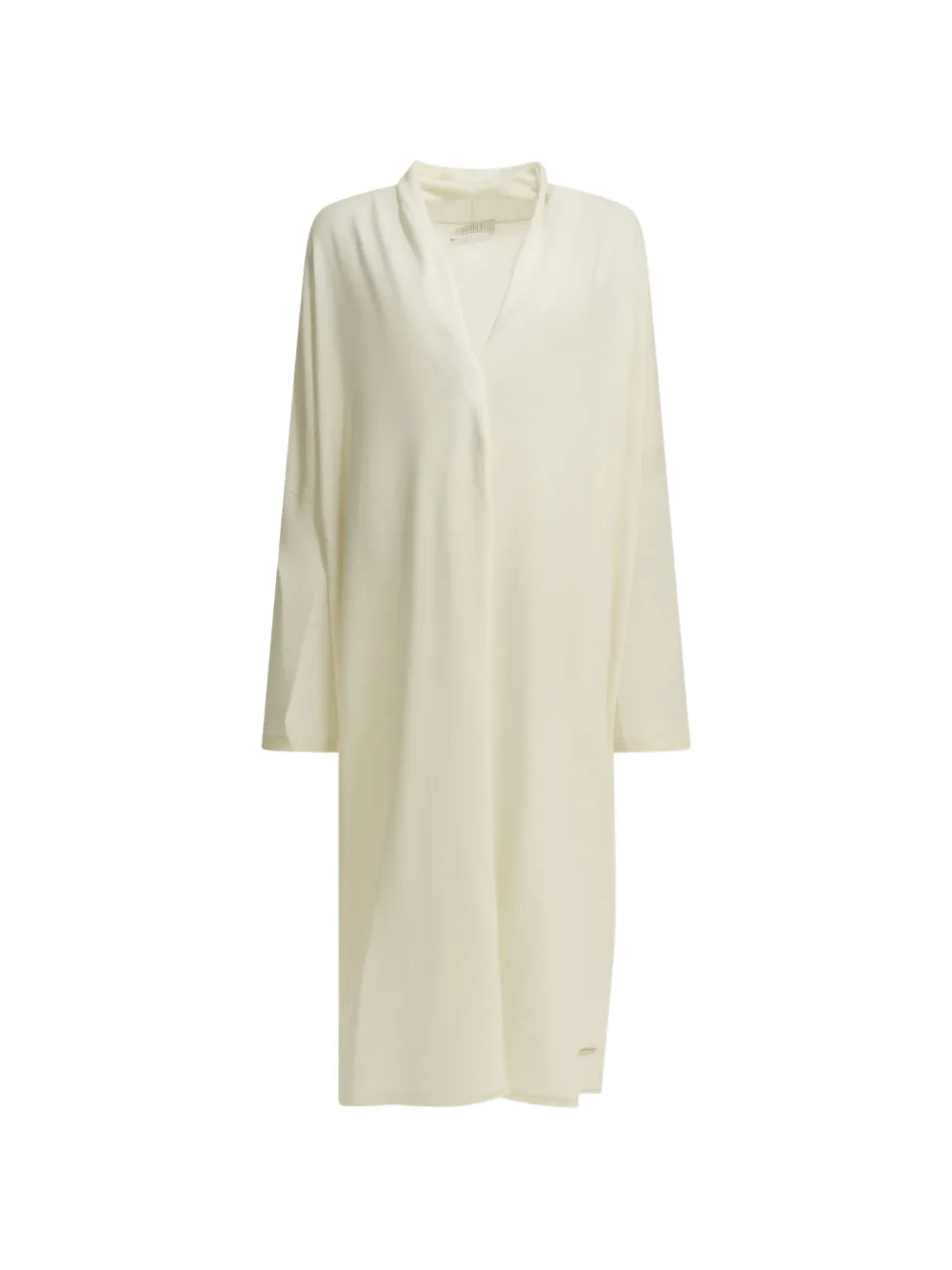 Fedeli fine-knit long-sleeve sweater - Bianco