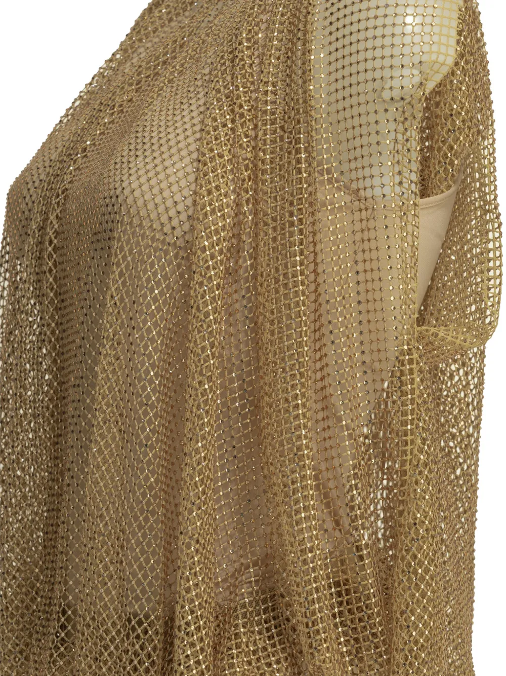 Sportmax Top verfraaid met kristallen Bruin