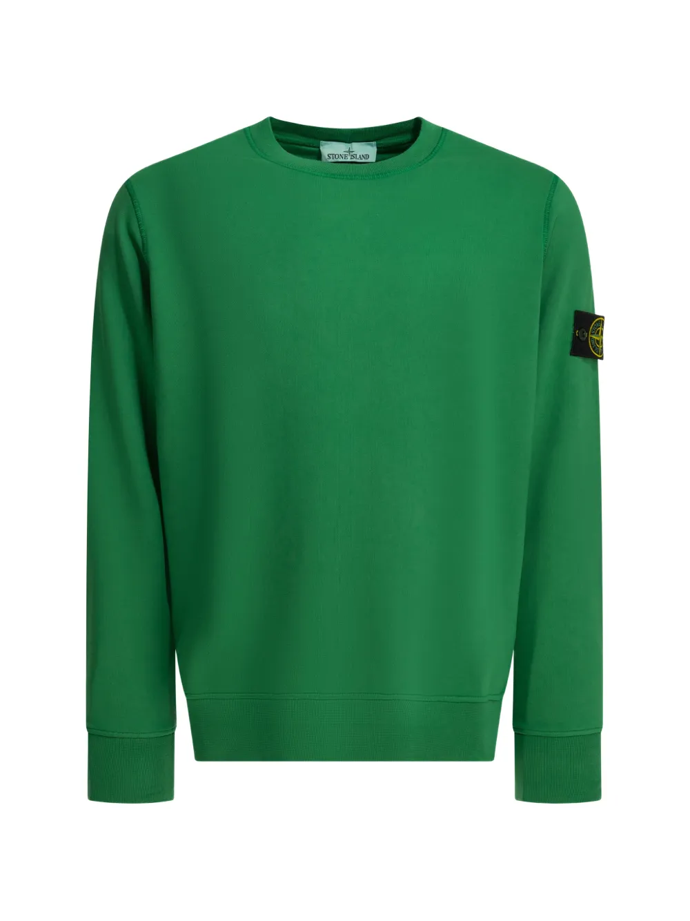 Stone Island logo-patch sweater - Grün
