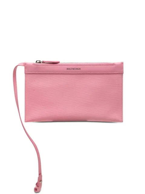 Balenciaga Pre-Owned 2005-2026 Canvas Navy Cabas pouch