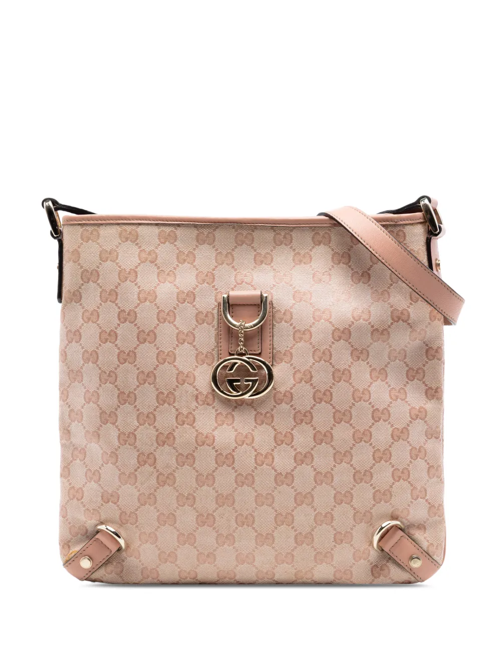 Gucci Pre-Owned 2016-2026 GG Crystal Abbey D Ring crossbody bag - Pink