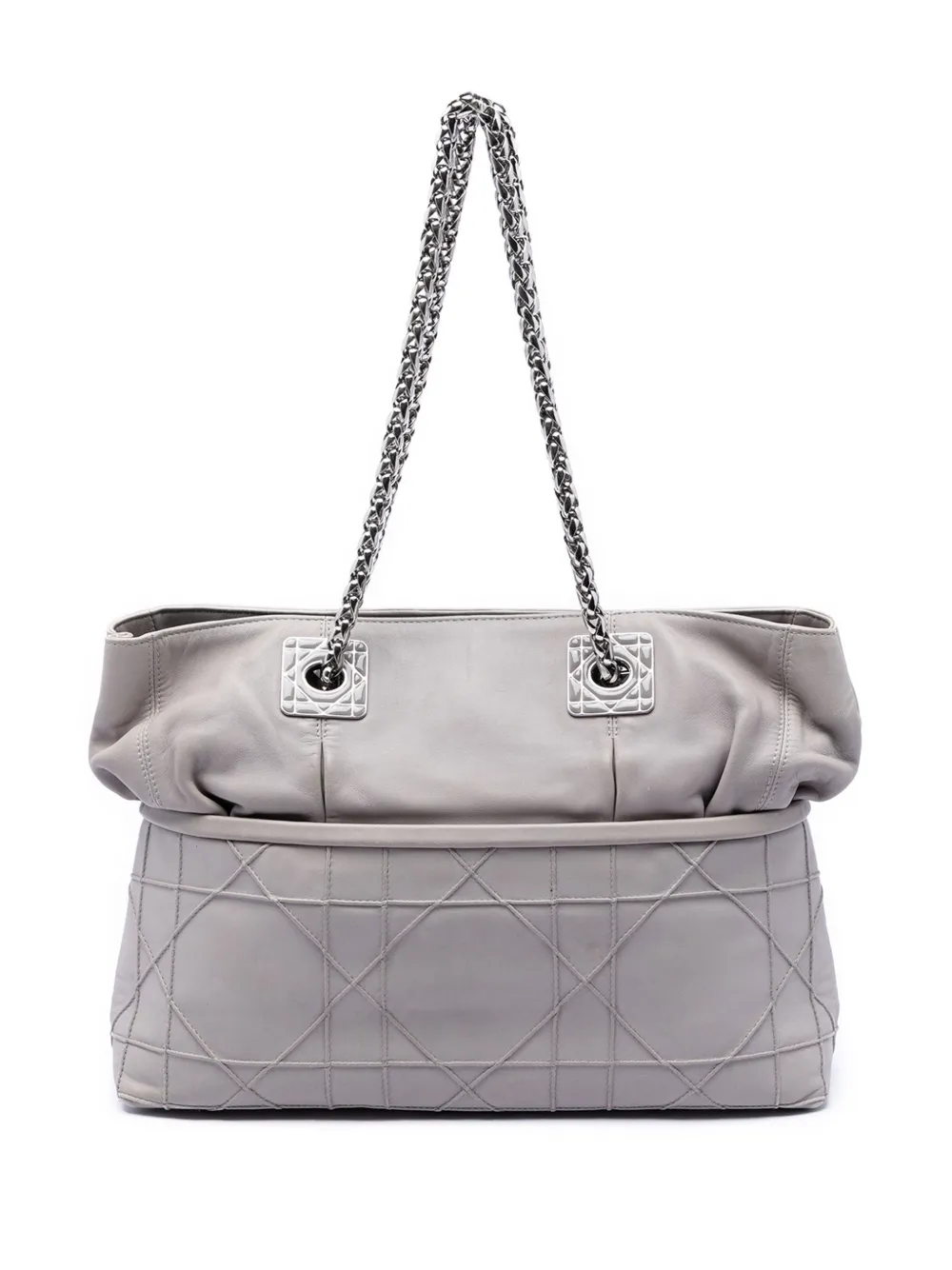Dior Christian Dior 2011 Cannage Granville Chain — Grau