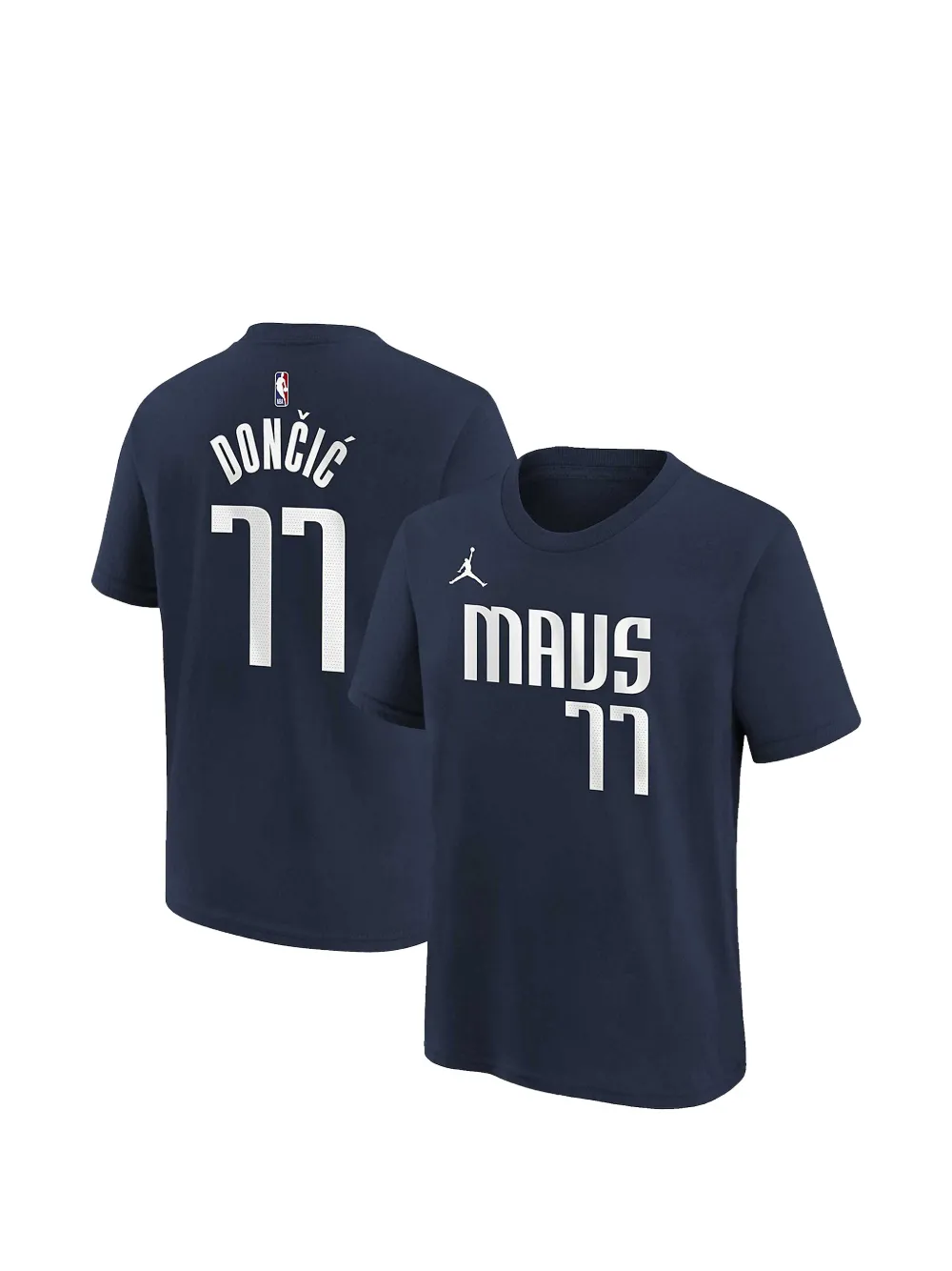 Jordan x NBA Dallas Mavericks T-shirt Blauw