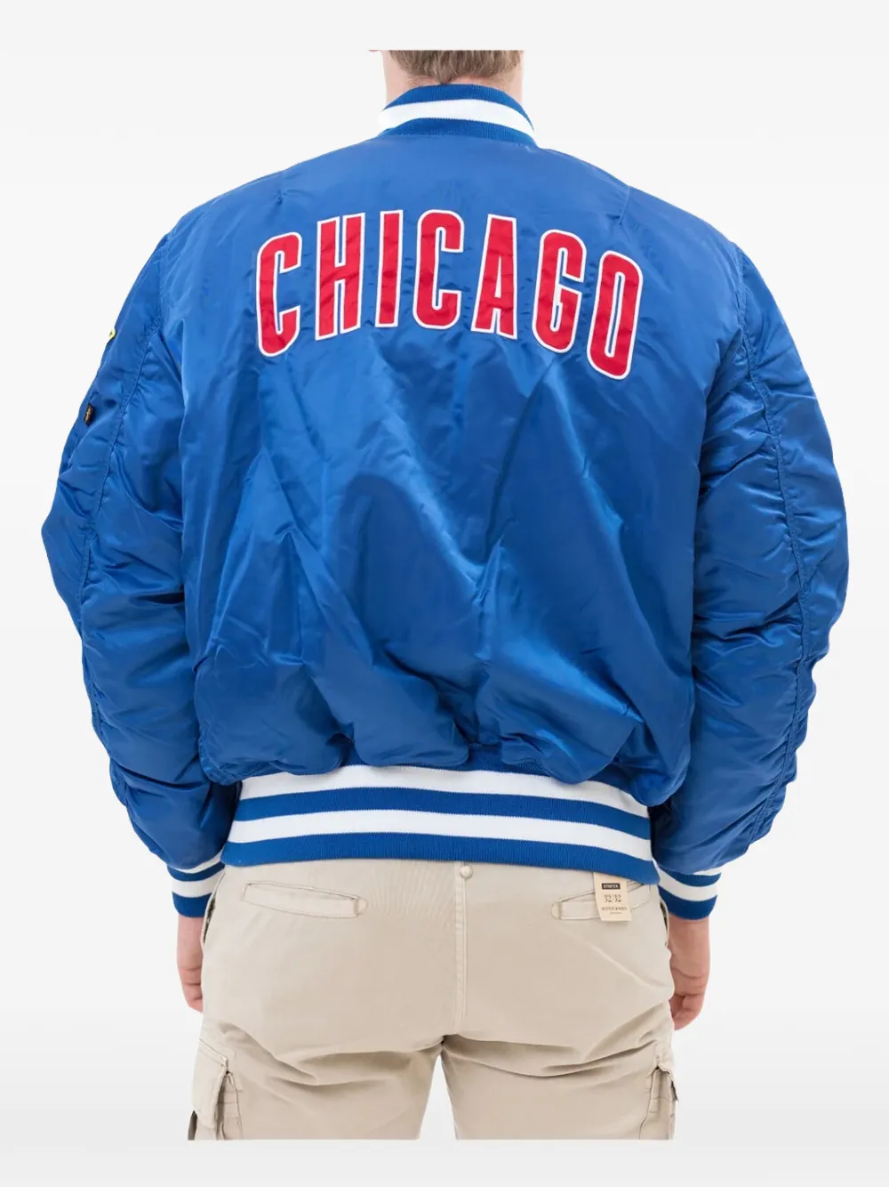 NEW ERA CAP x Alpha Industries Chicago Cubs bomberjack met patch Blauw