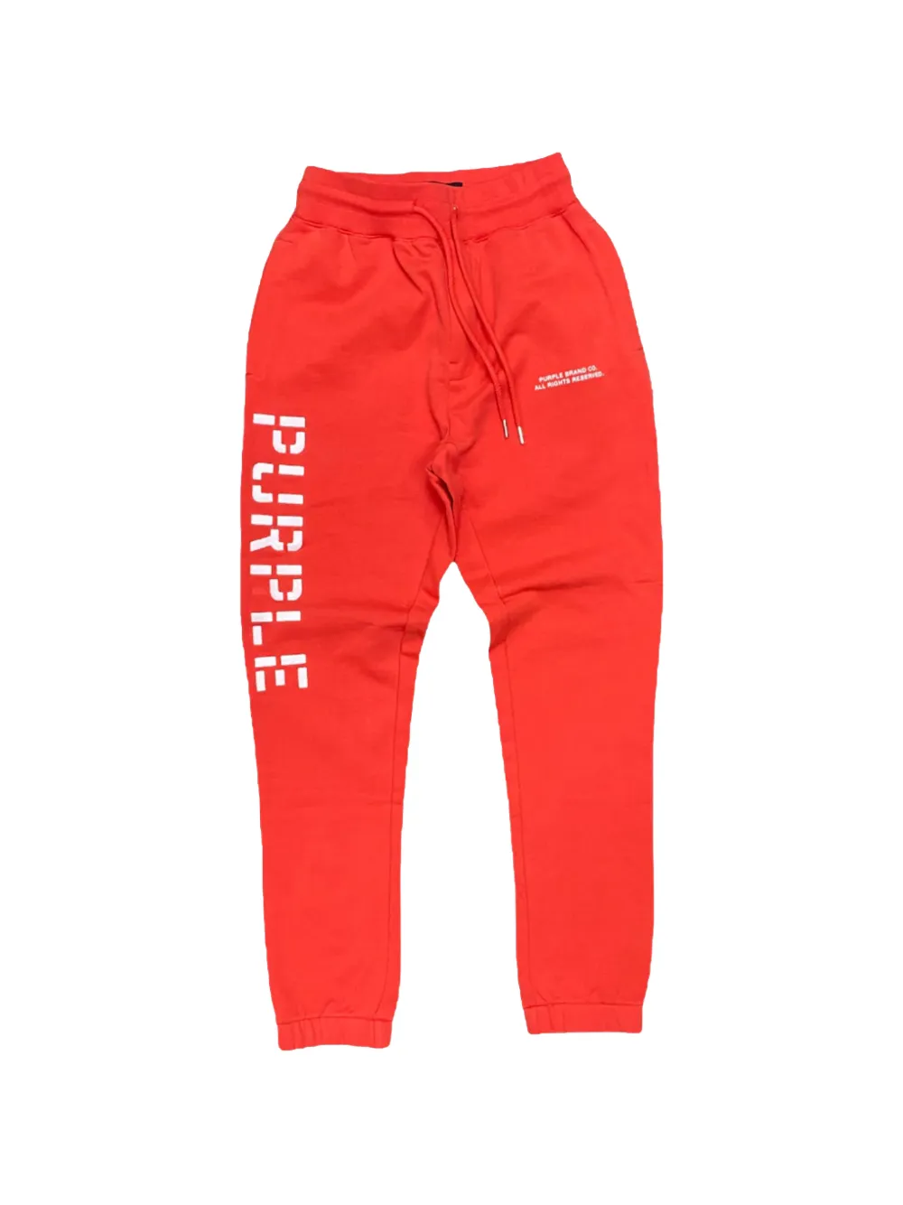 Purple Brand Pantaloni sportivi con logo ricamato - Rosso