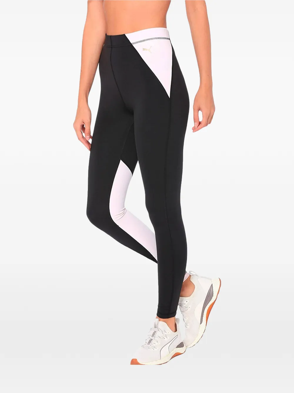PUMA Leggings con stampa logo - Nero